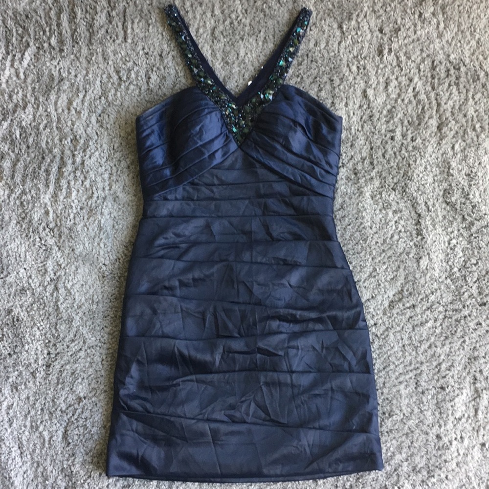 Navy CockTail Dress